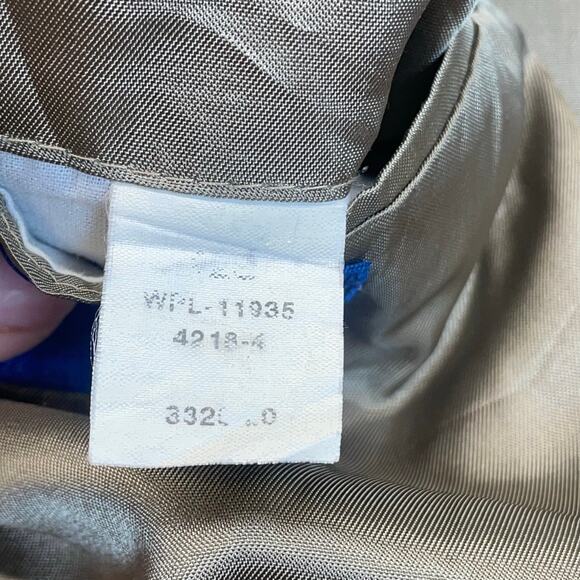 Vintage Stafford Blazer 42R Taupe Wool Gold Buttons Classic Sport Coat tweed - Picture 5 of 10